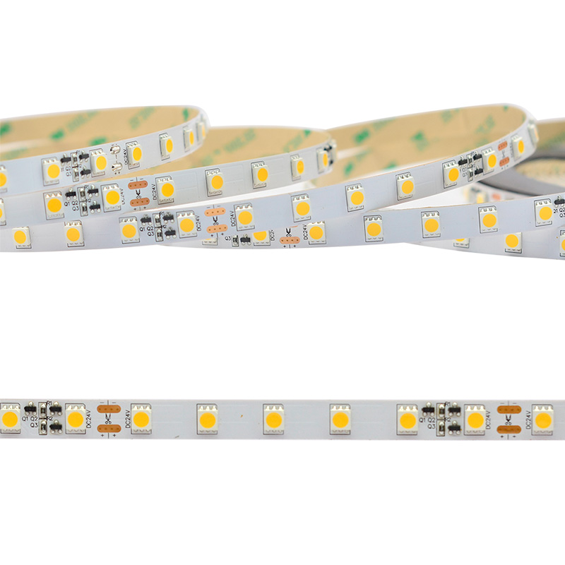 DC24V 5050SMD Constant Current White LED Tape Light - 293 Lumens/Ft - 32.8 to 65.6Ft Optional DC24V 5050SMD Constant Current White LED Tape Light - 293 Lumens/Ft - 32.8 to 65.6Ft Optional